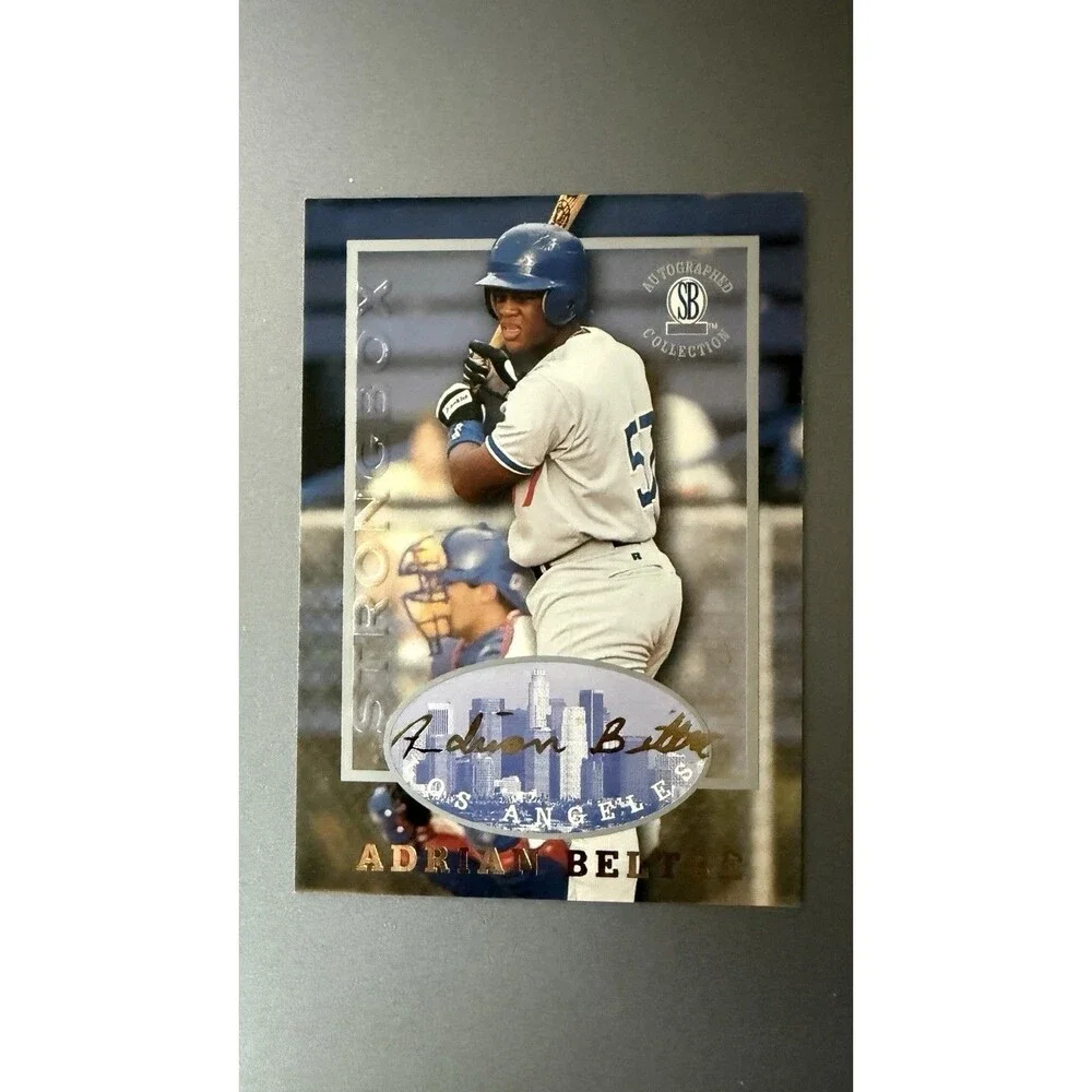 1997-98 Score Board Autographed Collection - Adrian Beltre #49 Strongbox (RC)